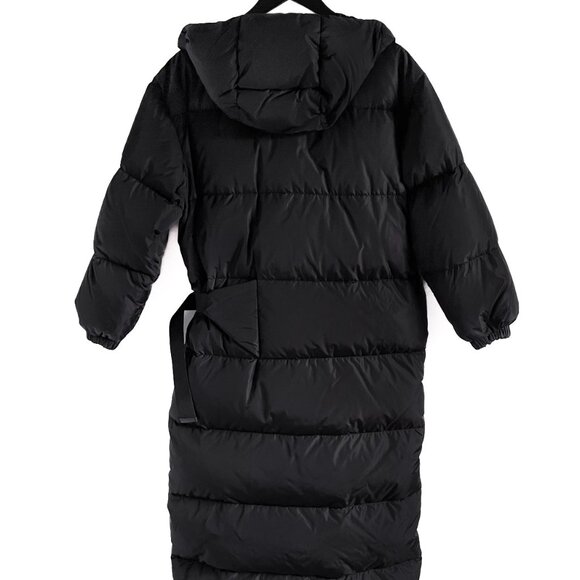 Prada 2019 Black Re-Nylon Belted Down Jacket - Picture 4 of 12